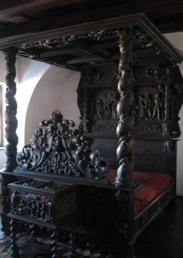 Count Dracula's bed - scariest places in the world.