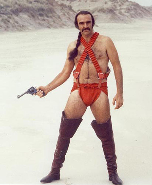 Meet Zed, Sean Connery's second role after quitting the Bond franchise...