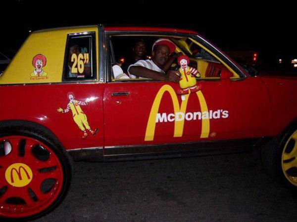 mc donalds car